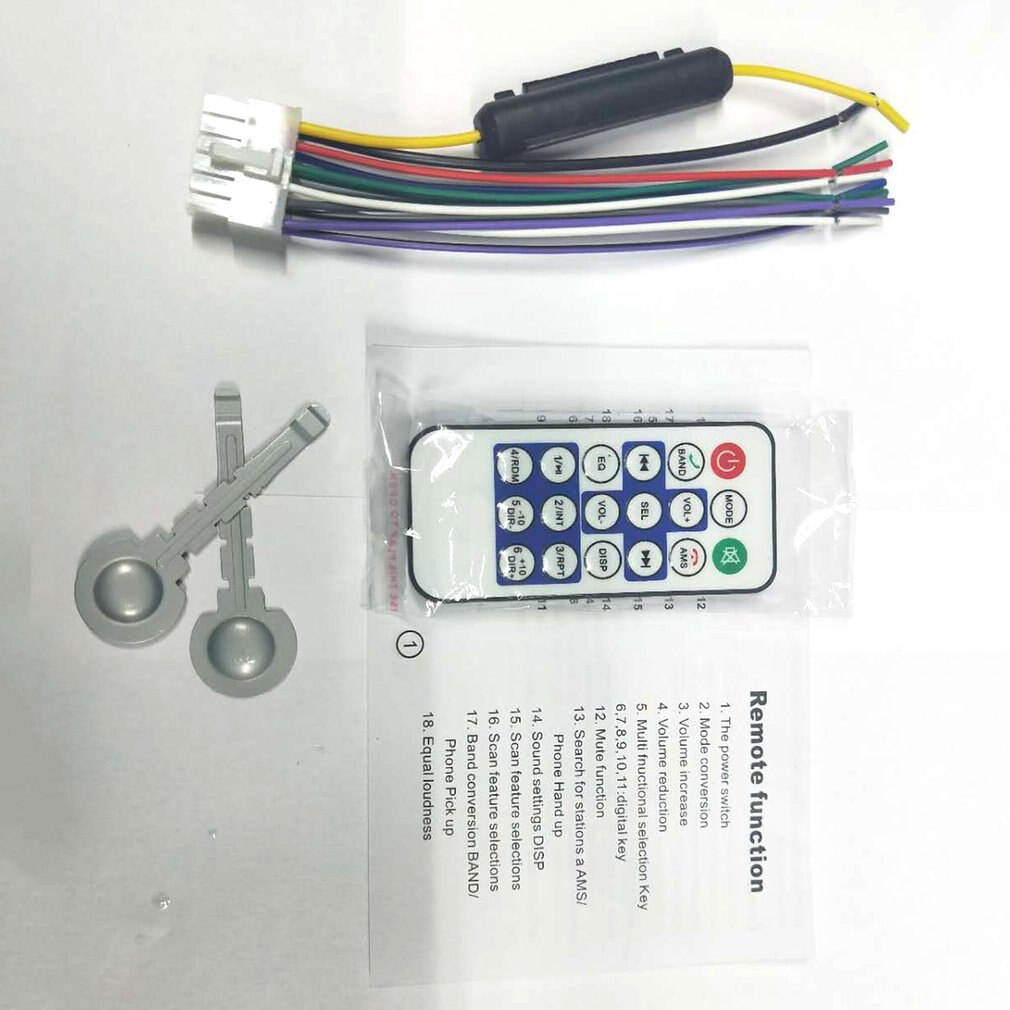 Vintage coche Bluetooth FM Radio MP3 jugador estéreo AUX USB coche clásico de Audio estéreo pantalla a Color OLED del coche reproductor de medios