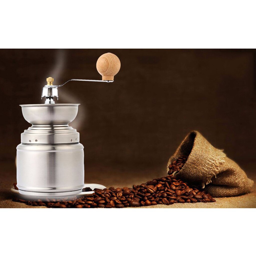 Handleiding Keramische Burr Koffiemolen Handmolen Espresso Bonen Boon Roestvrij