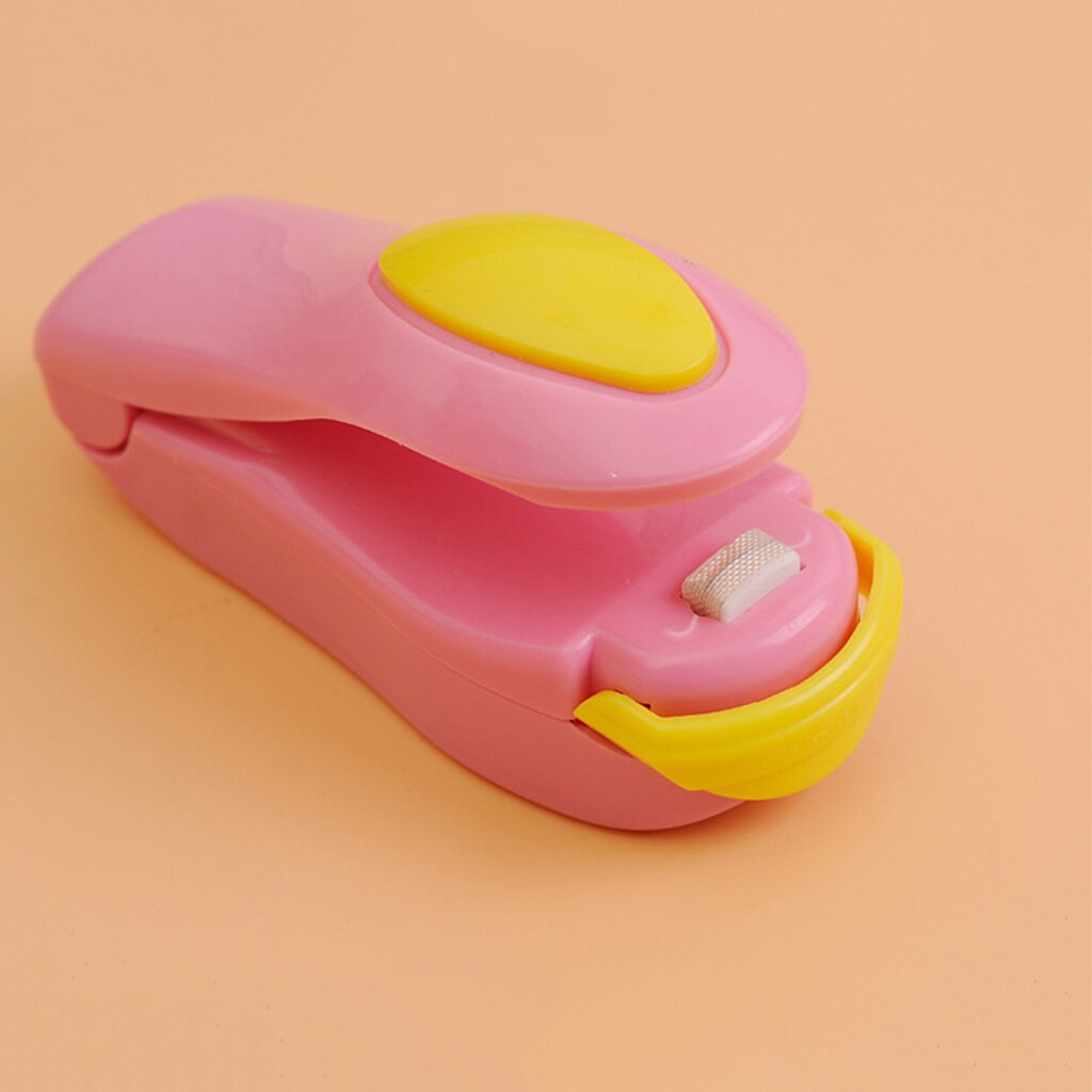 Bærbar mini-sealer-forseglingsmaskine til plastikposer, der forsegler opbevaring af fødevarer til konservering af fødevarer