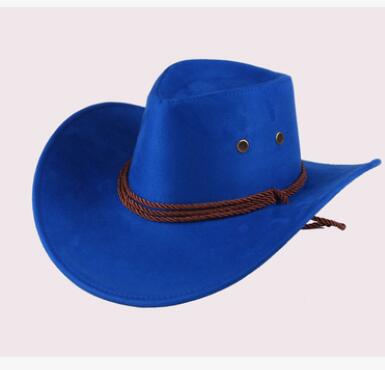 10 pièces/lot Western Cowboy chapeau hommes casquette d'équitation accessoire de large bord chapeau adulte décontracté faux cuir cowboy chapeau: 9