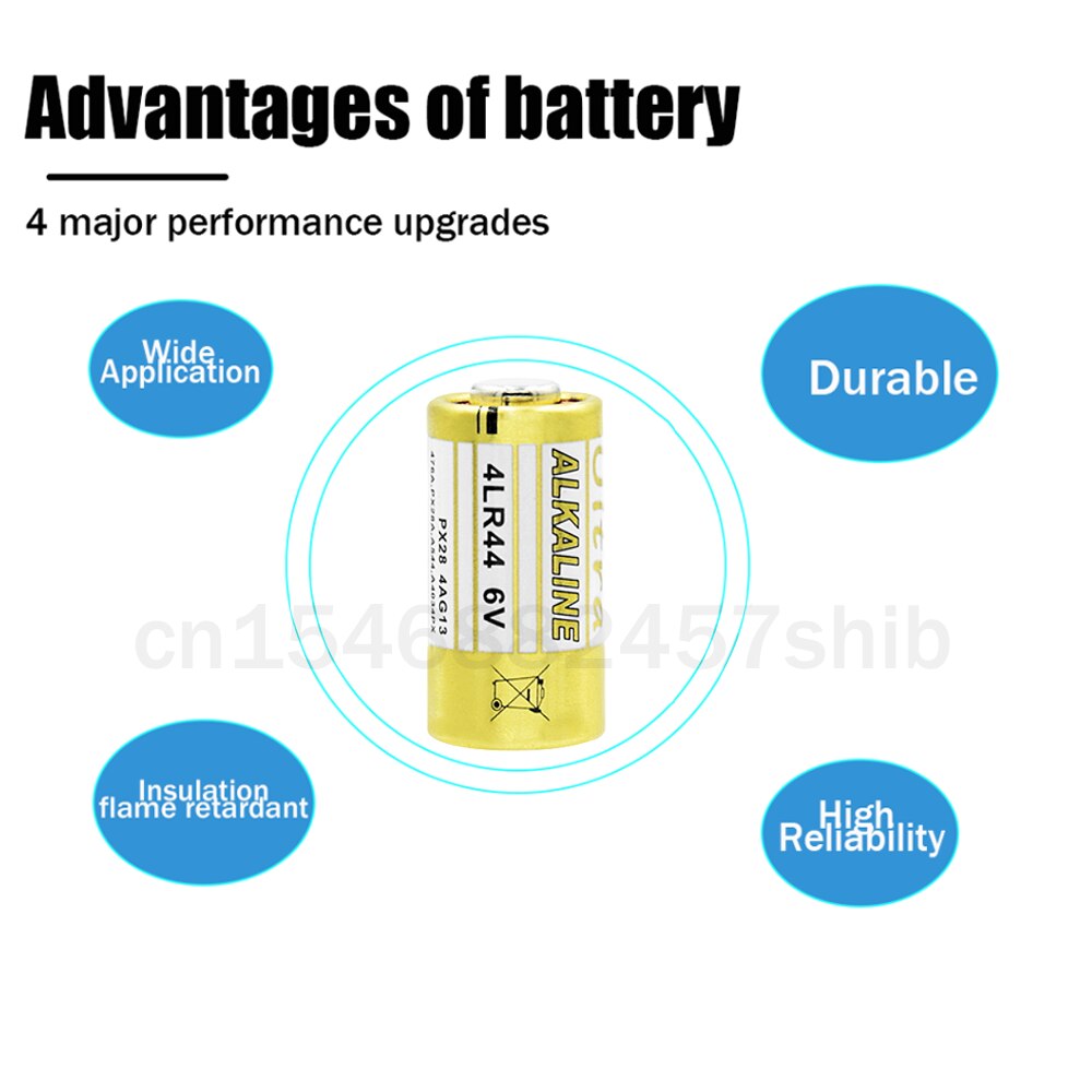 2pcs 4LR44 L1325 6V Alkaline Battery A544V 4034PX PX28A L1325 4AG13 544 4A76 Dry Primary Cells For Toy Remote Control Calculator