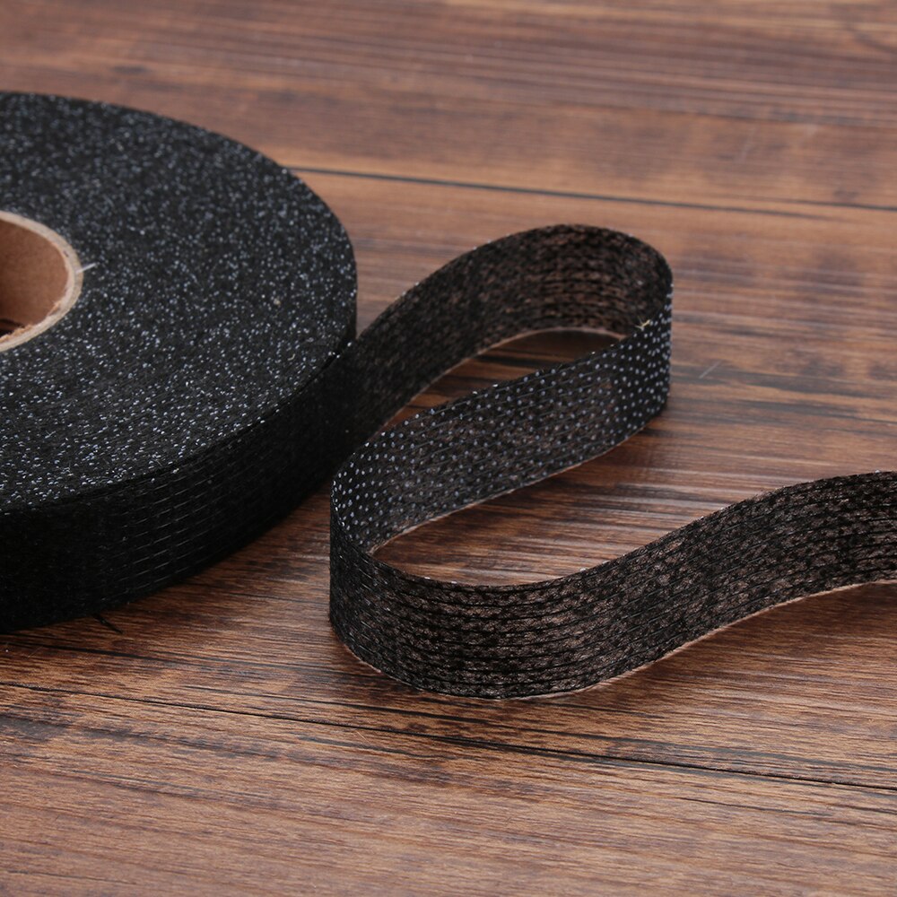 Double-sided adhesive fabric 1/1.5/2cm Wonder Web Iron On Hemming Tape adhesive fabric Roll Clothes Sewing Turn up Hem 50m