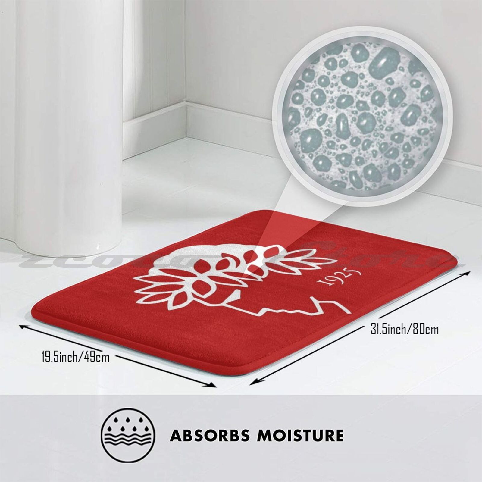 Kopie Van Olympiakos 1925-2 Zachte Non-Slip Mat Tapijt Tapijt Kussen Griekenland Piraeus Voetbal Basketbal Olympiakós Syndesmos