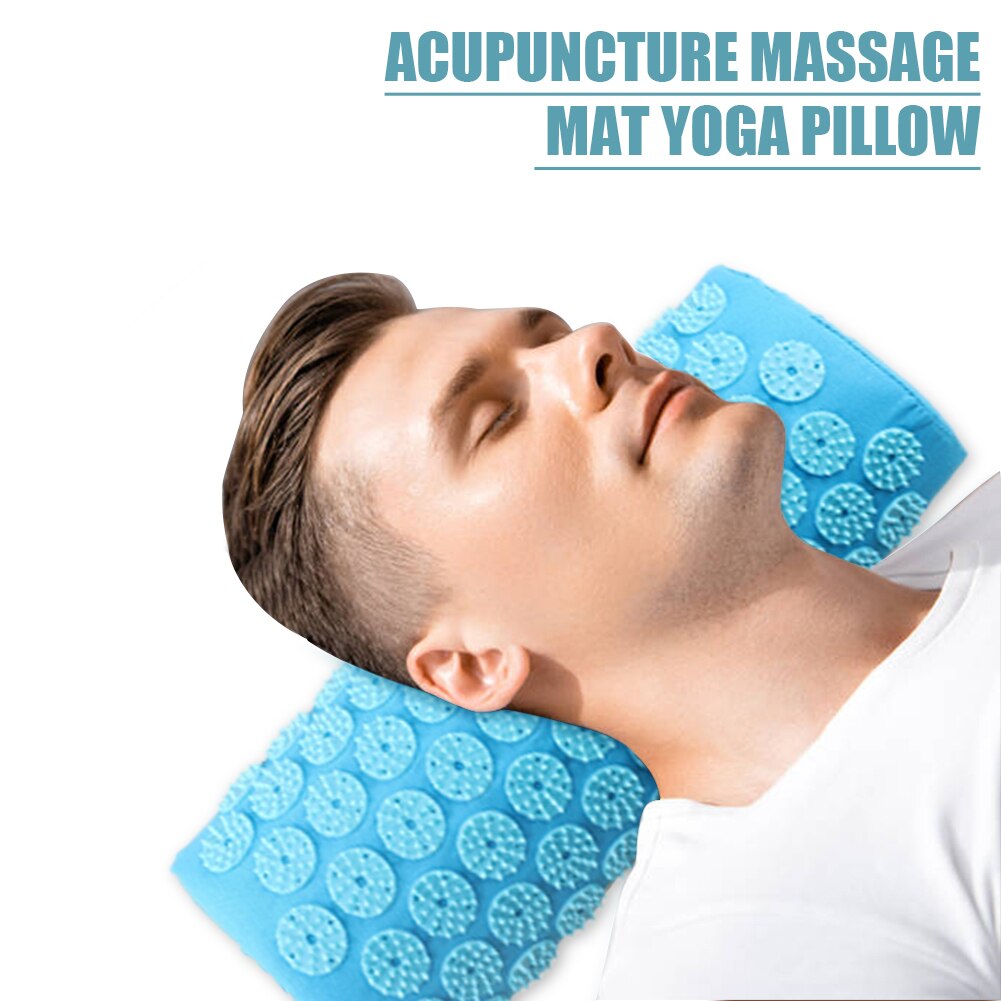 3pcs/Set Acupuncture Acupoint Massage Pillow Relaxation Relief Stress Yoga Pad Spike Relieve Neck Stress Pain Cushion