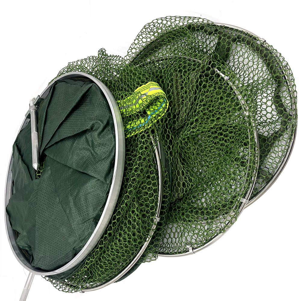 Fyke Net Stainless Steel Fish Care Net Fishing Basket Dip Net Outdoor Carp Trap Fish Mouth Protection Basket Carp Fishing Tool