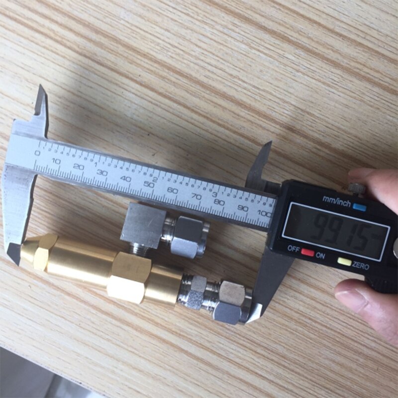 1.5Mm Afval Oliebrander Nozzle,Air Atomiserend Nozzle, Stookolie Mondstuk, Volledige Kegel Olie Sproeikop