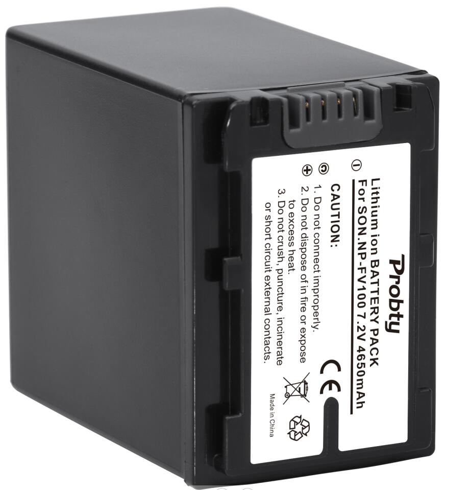 NP-FV100 bateria + ładowarka robić sony HDR-CX330 HDR-CX900 HDR-PJ810 FDR-AX100 HDR-CX130 HDR-CX150 HDR-CX300 HDR-CX305 HDR-CX350V: 1 bateria