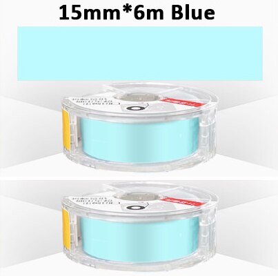 Seabird Mini Pocket Label Printer Bluetooth Portable Handheld Thermal Photo Printer for Home Use Mobile Phone Android and IOS: 2pcs Blue color