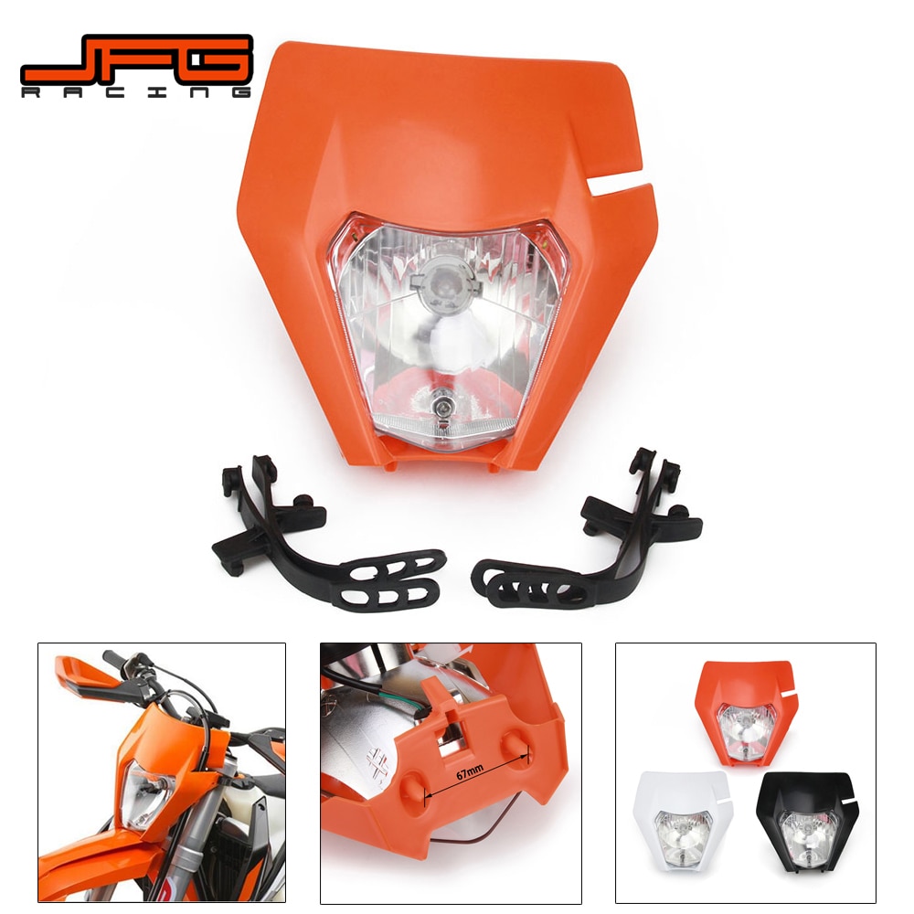 Motorcykel supermoto universal forlygte forlygte lys til ktm exc excf sxf sx xc xcw xcf xcfw 125 150 250 350 450 530
