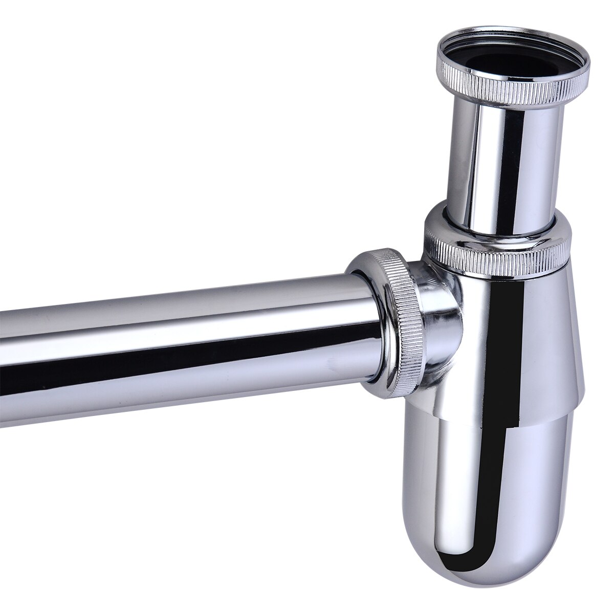 Evacuation evier,Siphon gain de place, Siphon lavabo flexibl
