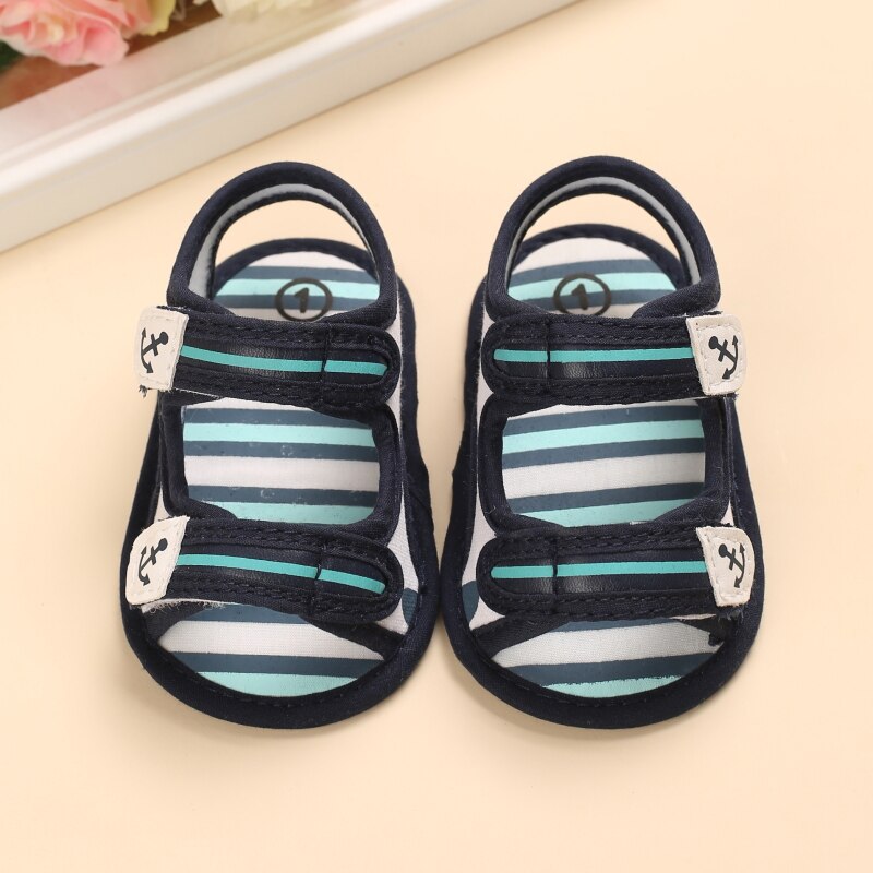 Scarpe estive per bambini maschili 0-18 mesi sandali per il tempo libero per bambini maschili suola morbida scarpe antiscivolo per bambini
