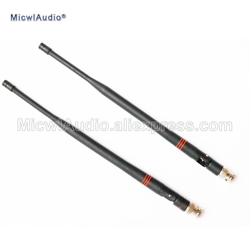 Microphone Antennas 470-542MHZ 638-698MHZ 774-865MHZ BNC Bayonet Antennas For Shure Wireless Microphone System MicwlAudio: 470-542MHz