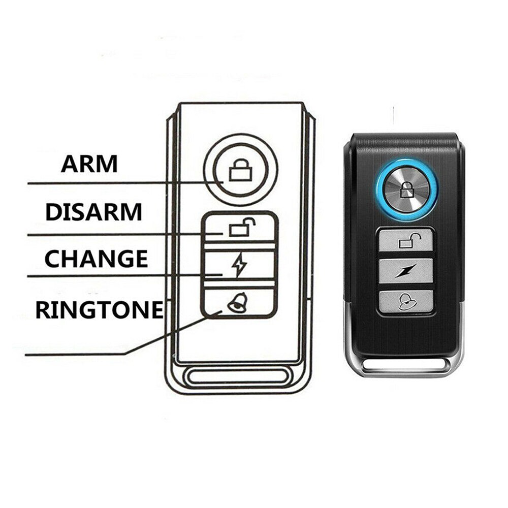 Burglar alarm electric car 3D displacement false alarm less vibration anti-theft waterproof and dustproof