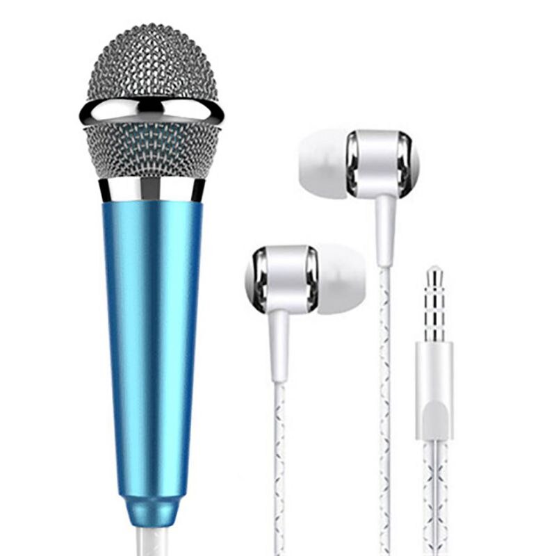 Live Mobile Phone Universal Wired Microphone Small Microphone Condenser Headset In-ear Headphones # 22: L1