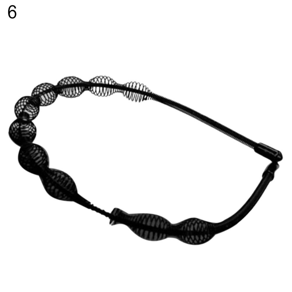 Diadema ondulada de Metal para hombre, horquillas para el pelo, accesorio para el pelo, bandanas para lavar la cara, accesorios para el cabello