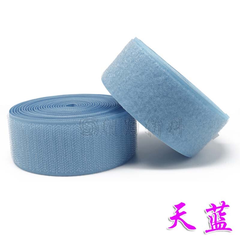 Velcro sin adhesivo de 50mm de ancho, cinta adhesiva para ropa, costura, gancho mágico, pegatina de Loop Strip, palo de alta costura: Color 03