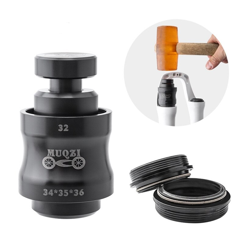 Bike Dust Seal Installation Tool Driver Dust Wiper Installation Tool Easily Clean Cycling Front Fork Oil Seal Installation Tool