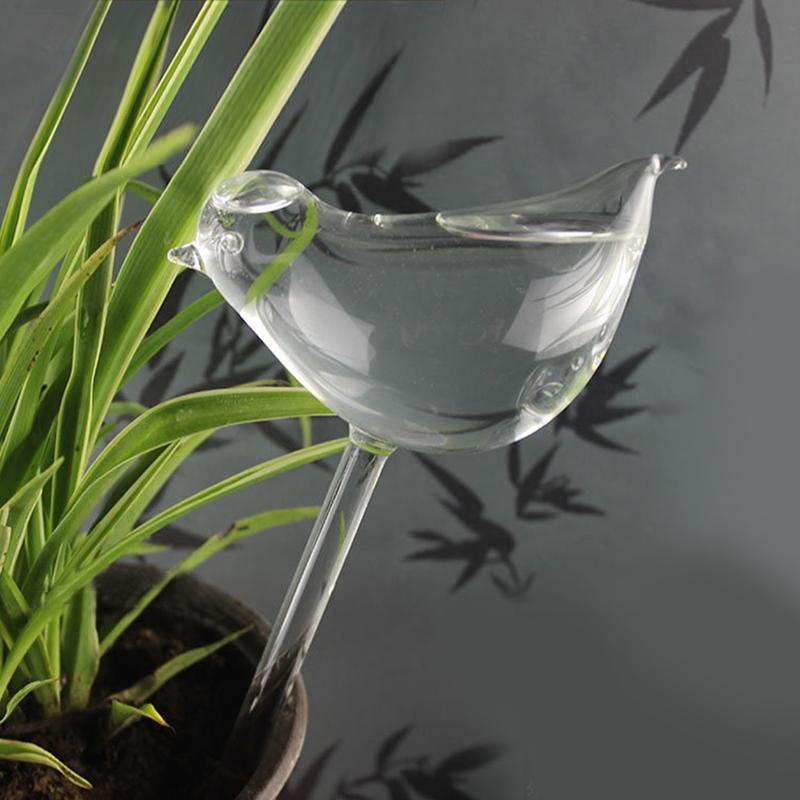 Selbst Bewässerung Globus Anlage Wasser Lampen Vogel bilden Klar Glas Bewässerung Gerät