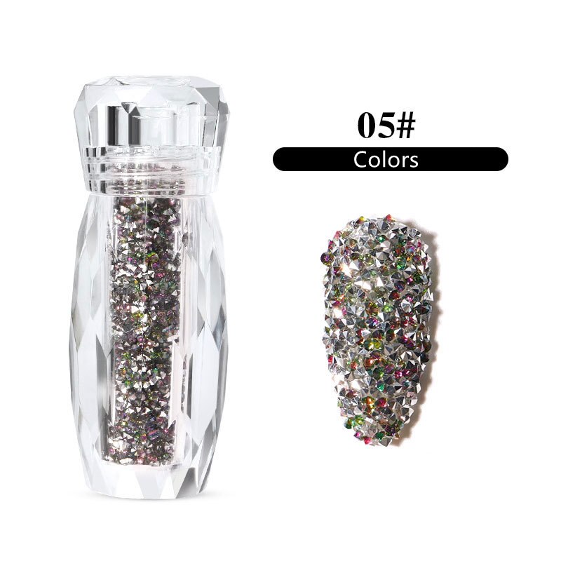 1mm diy ab mini lille glas negle rhinestone perler micro nisse krystal glitter negle kunst dekoration manicure tilbehør: 05