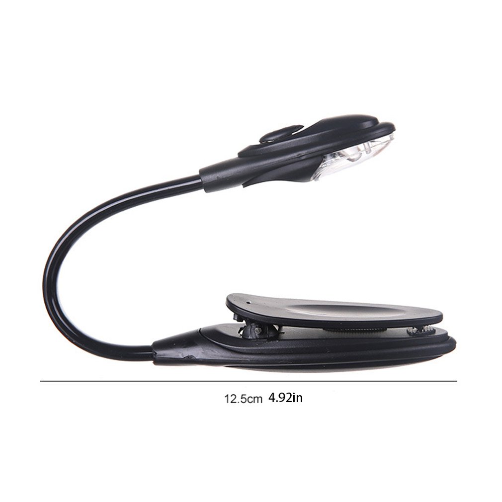 Leeslamp Led Boek Licht Traploze Helderheid Micro Usb Oplaadbare Clip On Lamp Met Flexibele Zwanenhals