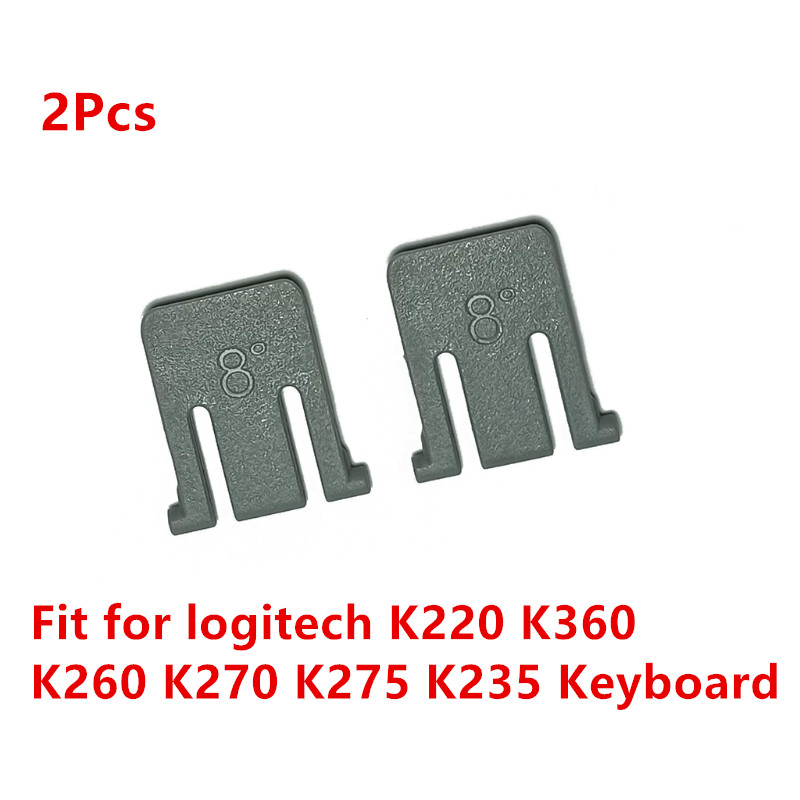 Support de pied de remplacement pour clavier logitech G15, 1 pièce, pièces de réparation pour clavier: GRIS