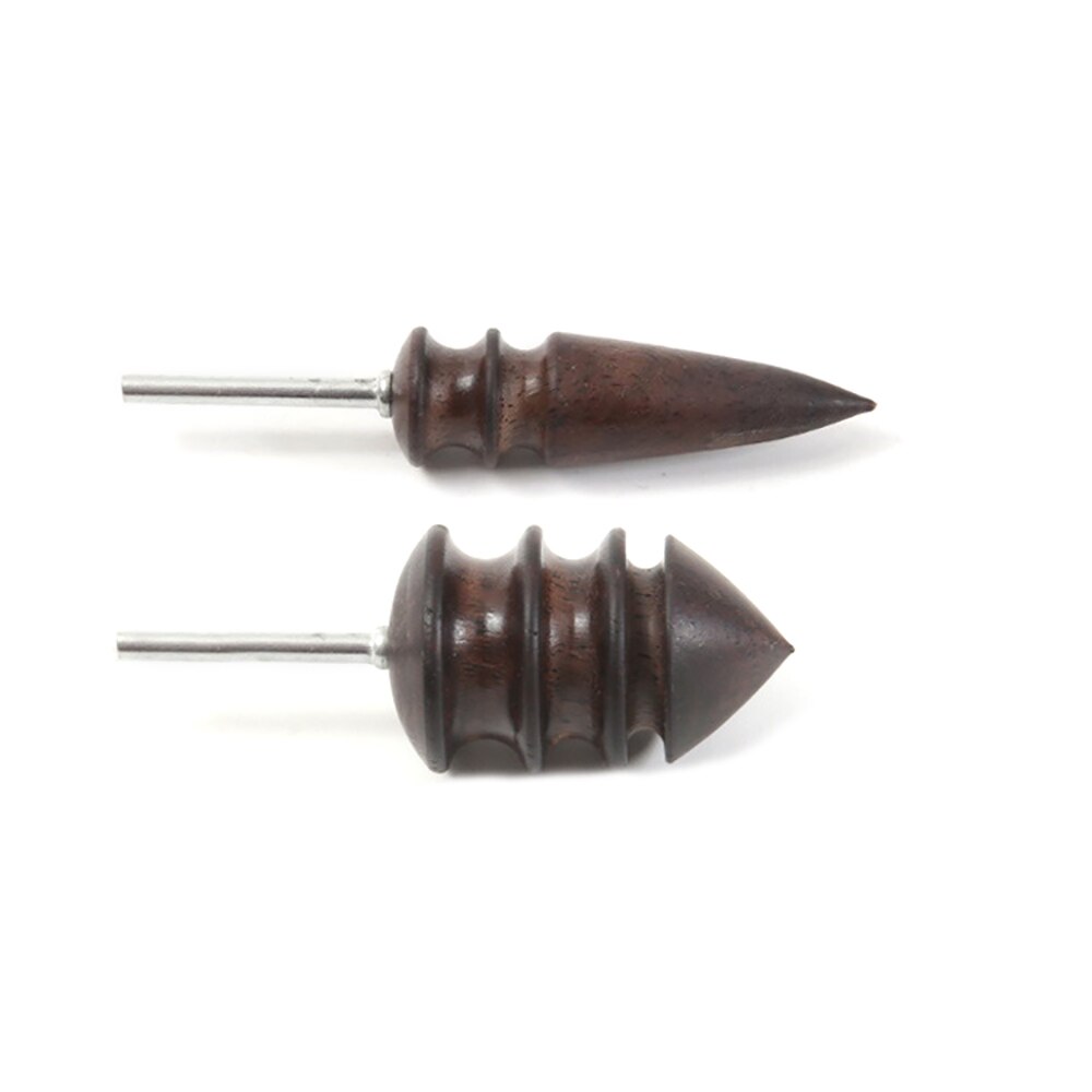 2Style Useful Wood Wooden Leather Craft Edge Burnisher Slicker Flat Head DIY Leathercraft Making Tool