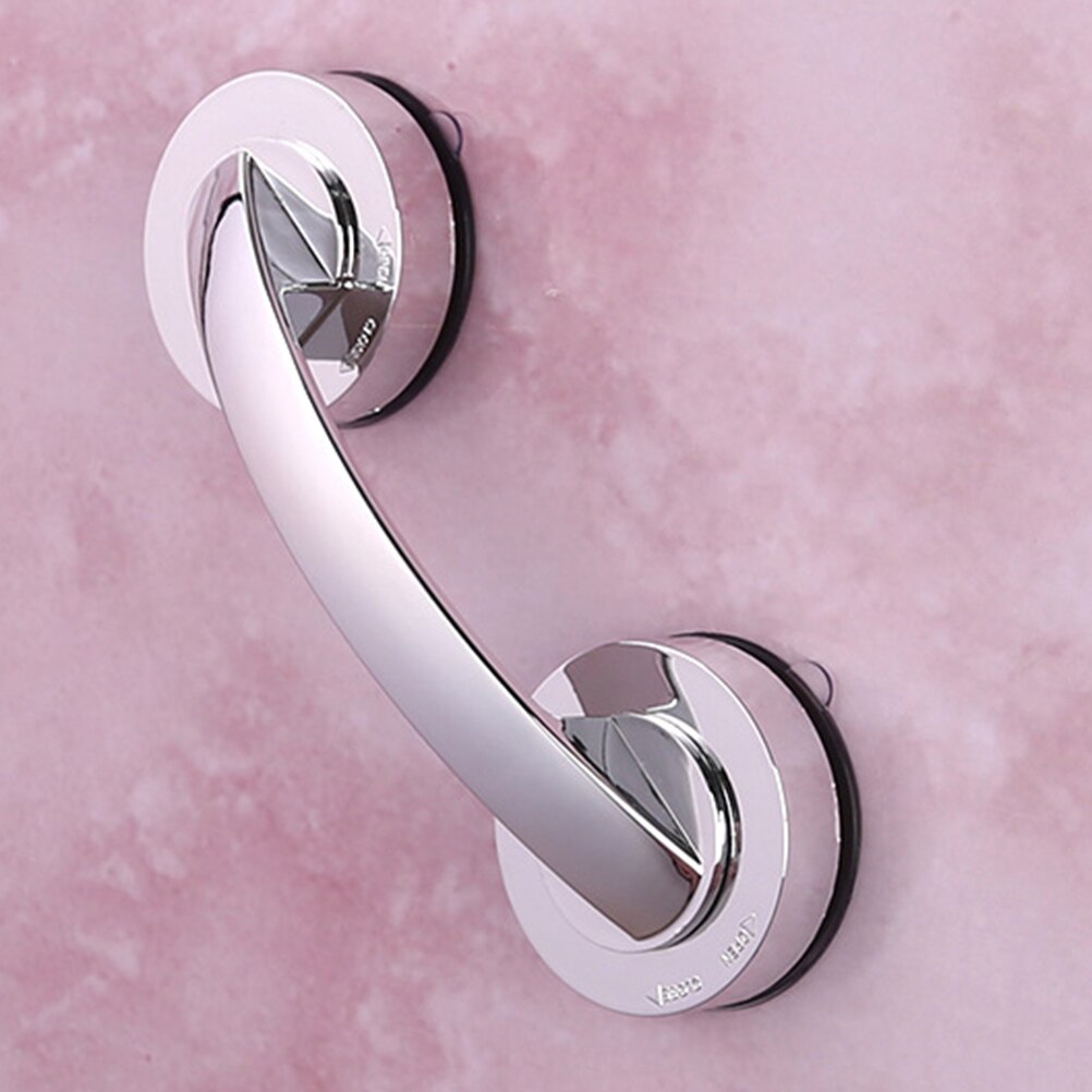 1pc dusjhåndtak gir trygt grep med sterk sugekopp til sikkerhetsgrep i badekar toalett håndløperbad