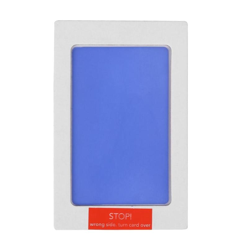 Kit de pintura no tóxica para cuidado del bebé, huella impresa a mano, pintura de agua para recién nacidos, recuerdos para bebés, almohadilla de tinta, herramienta de arte: Azul cielo