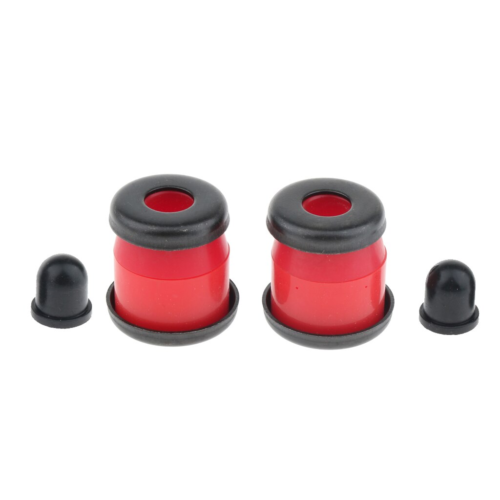 Remplacement Skateboard Bagues PU Cylindre Conique Camion Bague Rondelles Skateboard Kit de Reconstruction Camion Bagues Ensemble: 3.25in Red