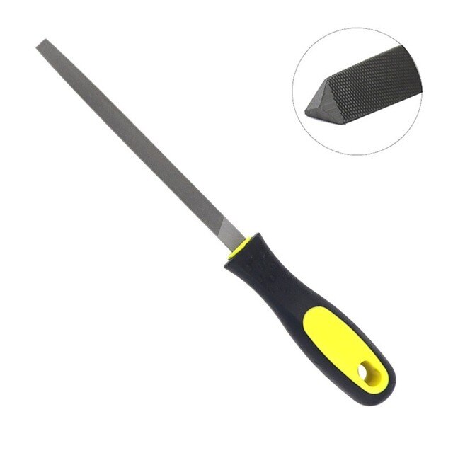 6 Inch Steel Files Metal Craft Carving Medium-Toothed Woodworking File Flat Triangle Round Square Half-Round Wood Rasp