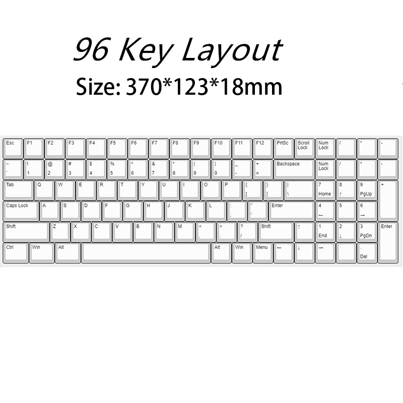 Mechanische Tastatur, mattierter Staubschutz, Acryl-Luftabdeckung für 60/61/64/68/80/84/87/96/104/108 Schlüssel, Staubschutz für mechanische Tastatur: Gold