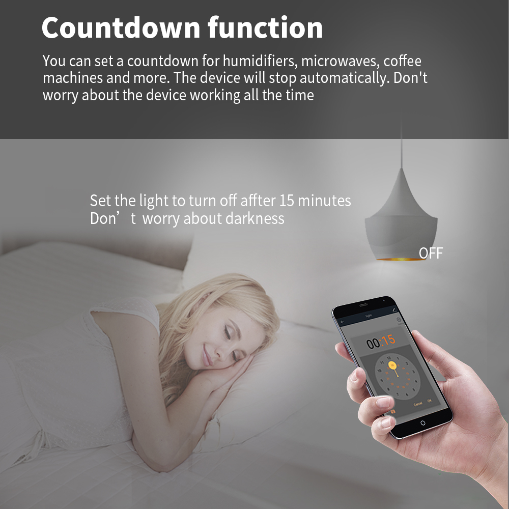 WGHINE CozyLife WiFi accorto interruttore modulo interruttore automatico 10A interruttori della luce temporizzati senza fili supporto Alexa Siri Google Alice