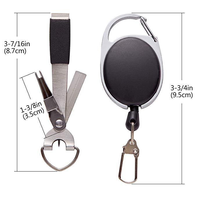 HG Fishing Quick Knot Tool Fast Tie Nail Knotter Line Cutter Clipper Nipper Hook Sharpener Fly Tying Tool Fishing Tackle Gear