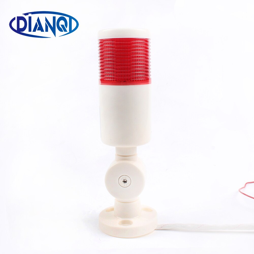 Industrial Signal Tower Safety Stack Alarm Light lamp Bulb Red Green Yellow Lamp LED White plastic indoor 1 layer with base