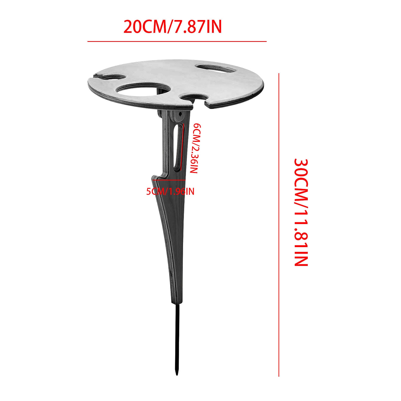 Outdoor Portable Foldable Wine Table Summer Party Camping Wine Rack Lawn Wine Rack Outdoor Picnic Convenient To Place Tables