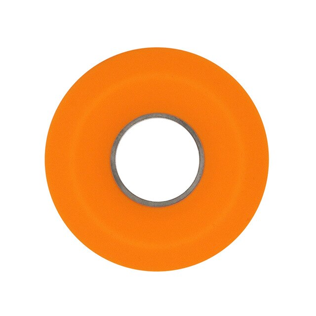 Cute Donut Magnet Silica Headphones Earphone Holder Cable Winder Cord Organizer Box Cord Wire Storage Case Managemet: Orange