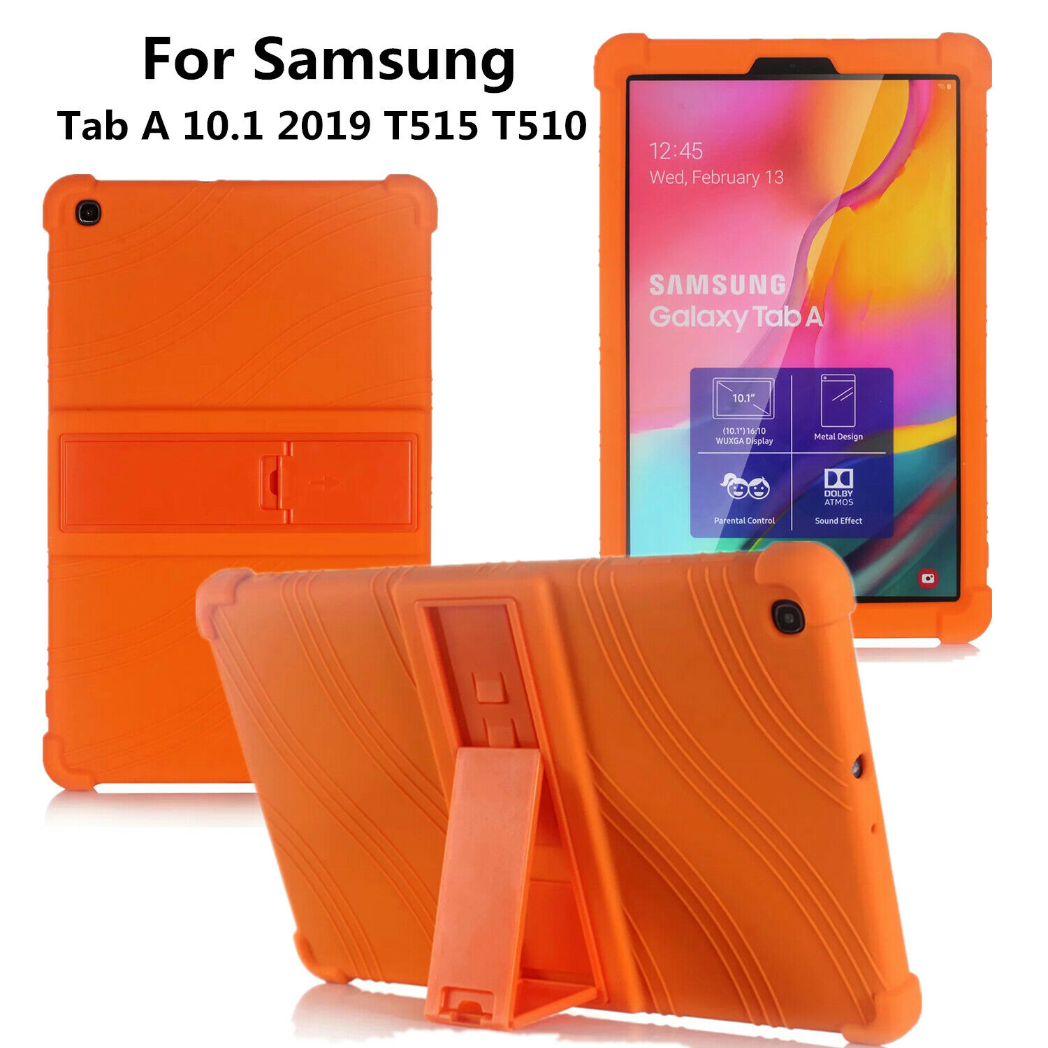 Case for Samsung Galaxy Tab A 10.1 SM-T510 T515 Tablet Case Stand Cover for Samsung Galaxy Tab A 10.1 Funda Capa Case