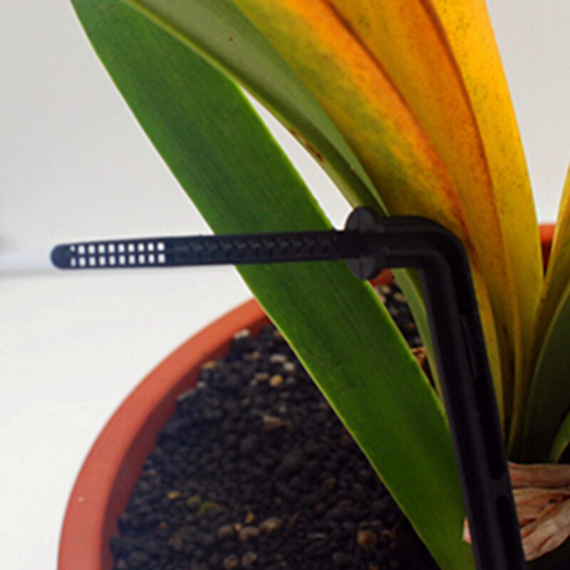 10pcs Bend Arrow Dripper Drops Micro Drip Irrigation Emitters Home Garden Pot Flower Succulent Plants Watering Parts