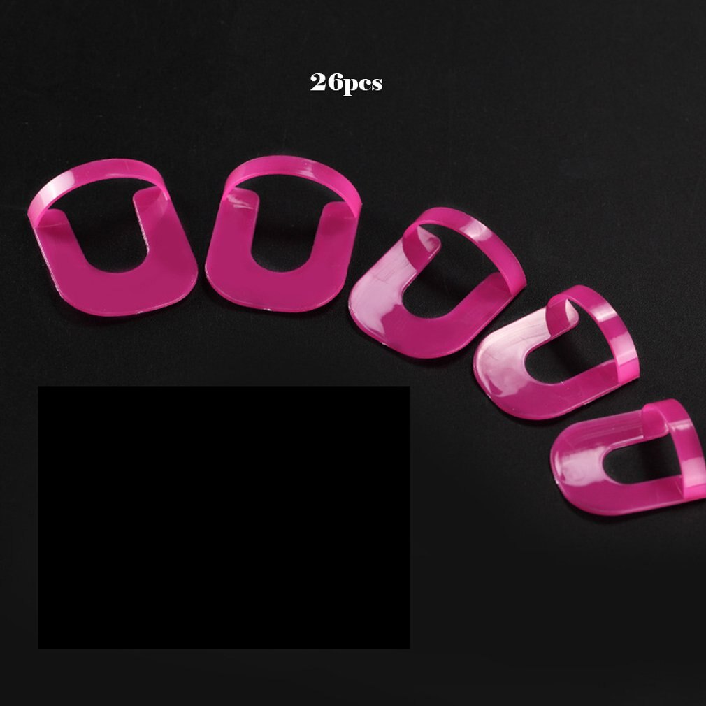 Nagellak Guard Nail Bescherming Tool Rand Gradiënt Nagellak Plastic Printing Nagellak Model Clip