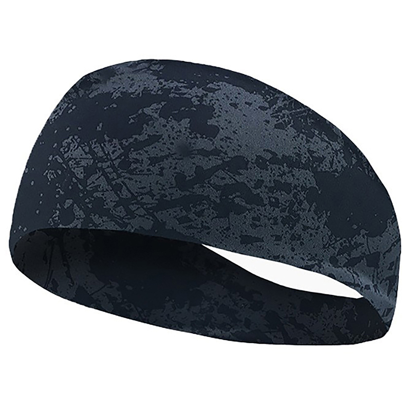 Banda antisudor para Fitness Unisex, diadema para correr, deportes, absorbente, Yoga, 1 ud.: Gris oscuro