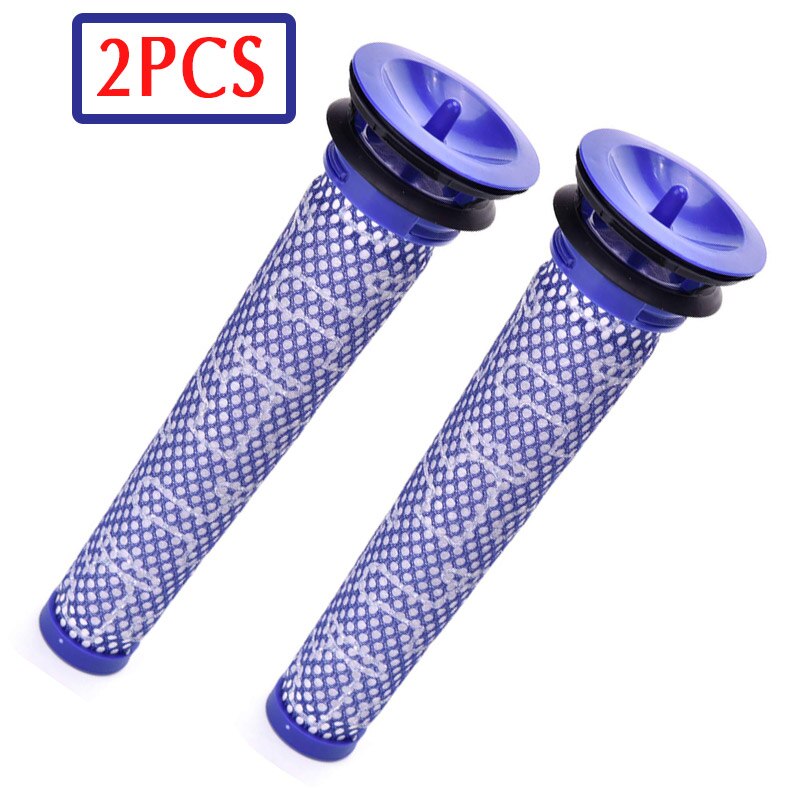 Filter Pre & Post-Motor Hepa Filter Kit Geschikt Voor Dyson V6 DC59 Stofzuiger Onderdelen Deel DY-96674101 & DY-96566101 Replacem: 2pcs pre filter
