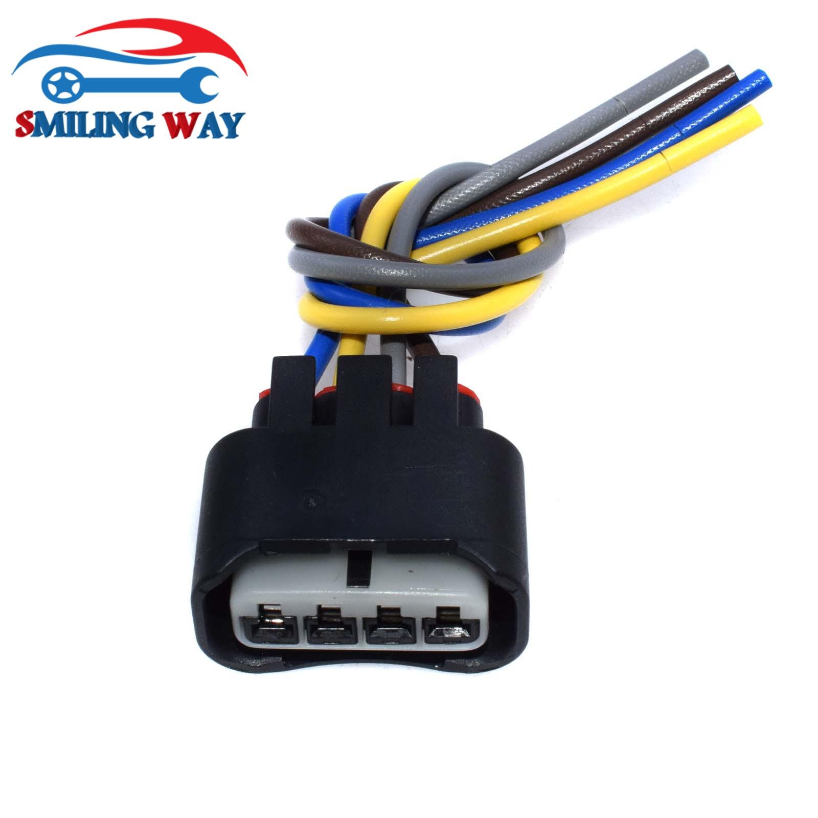 SMILING WAY Ignition Coil Female Connector Plug Harness Cable Wire 4 pins For Toyota Lexus Scion Pontiac Chevrolet 2AZFE 1ZZFE