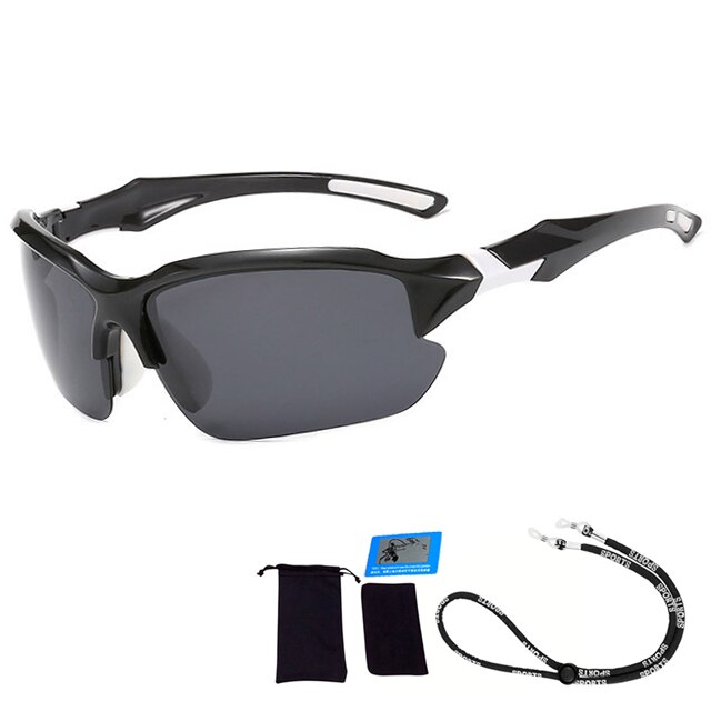 Lunettes de soleil polarisées classiques pour homme, verres solaires pour la conduite, le Camping, la randonnée et la pêche, UV400, 2022: White