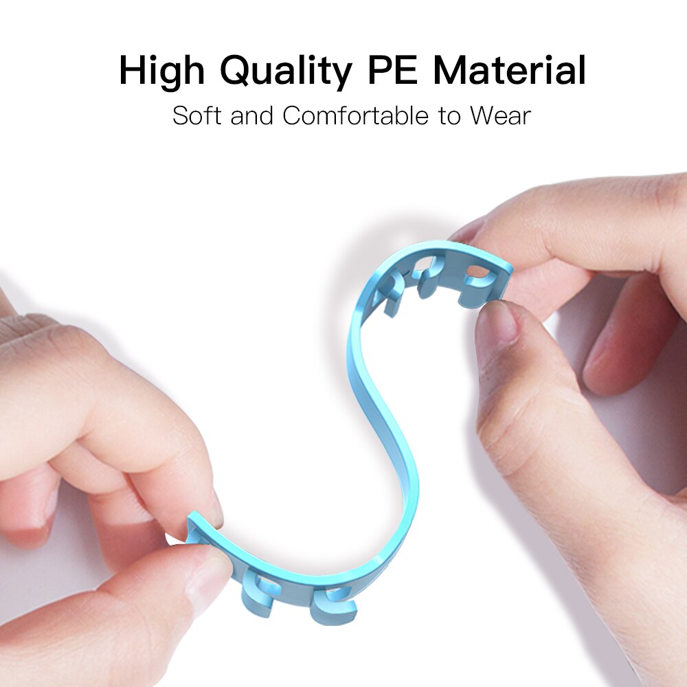 15pcs Ear extender Belt for mask Holder antislip Color PE Buckle Band Strap Clasp Snaps Hanger For Earloop Mask Release Earpain