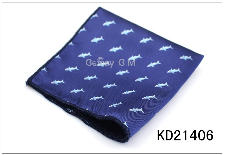 Merk heren zakdoek zakdoek dieren pochet zakelijke pakken borst handdoek zakdoek heren polyester garen pak zakdoeken: Kd21406