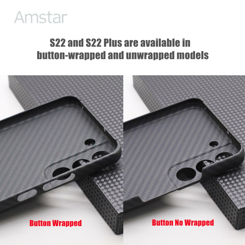 Amstar-Samsung Galaxy s22ウルトラs22用の本物のカーボンファイバー保護ケース,アラミド繊維製の高品質電話カバー