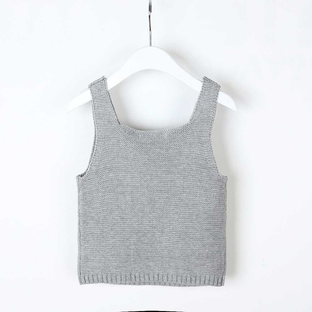 Boys Girls Vests Kids Clothes Knitting Heart Children Clothing Girl Waistcoat Spring Autumn Casual Baby Boys Vest