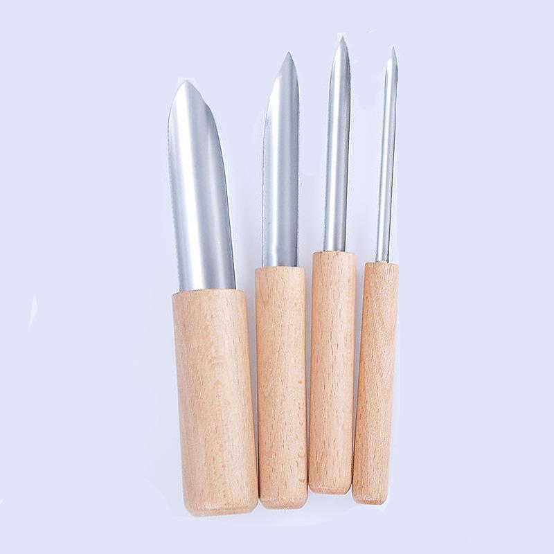 1/8Pcs Texture Ceramics Detail Sculpting Tools Polymer Clay Brush DIY Pottery Modeling Hole Punch Clay Sculpture Tool: plum