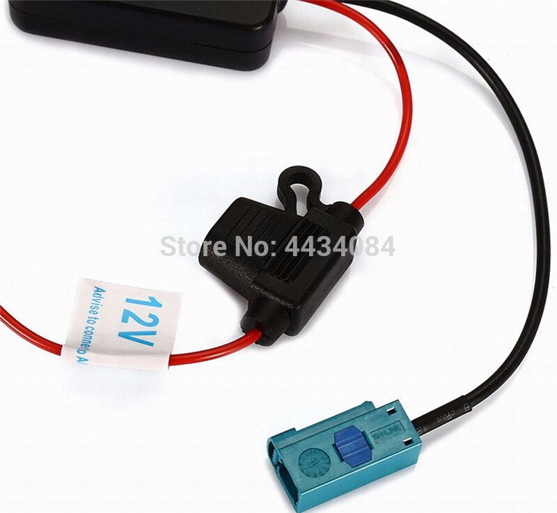 Ouchuangbo Fm Radio Signal Amplifier Antenna Anti-interference Booster Amp Automobile Parts