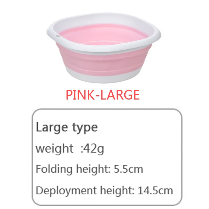 Lavabo Pliable, Seau Pliable Lavabo Portable Etanche Léger avec Sac De